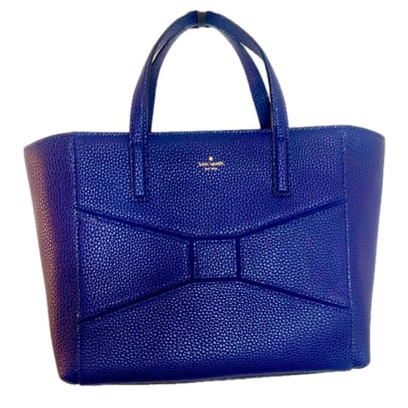 kate spade Handbags - Kate Spade New York NWT Bridge Place Francisca Bow Tote Bag French Navy